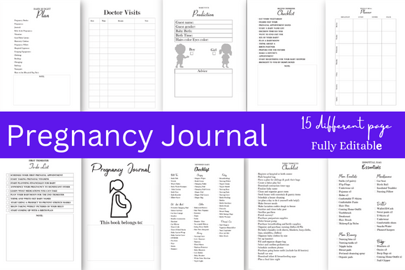 Download Pregnancy Journal - Premium Resources