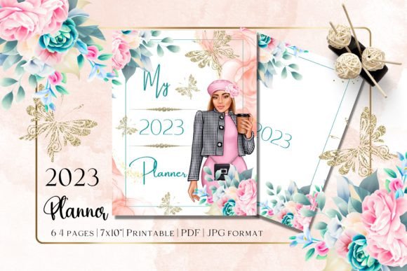 Download 2023 Planner | Printable Floral Planner - Premium Resources