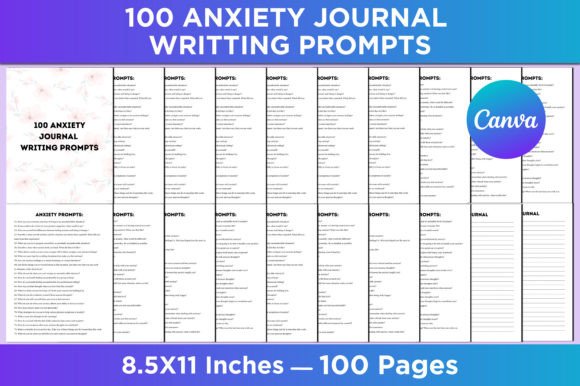 Download 100 Anxiety Journal Writing Prompts - Premium Resources