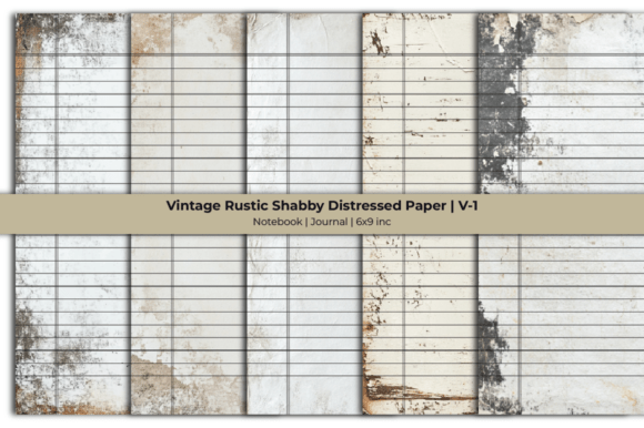 Download Lined Paper | Vintage Distressed Paper - Lined Collection