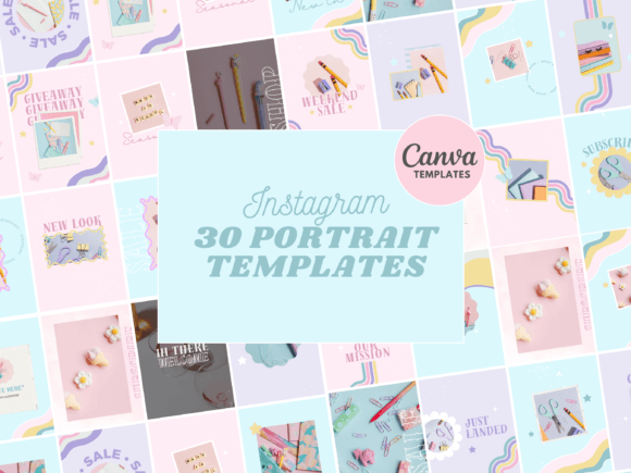 Download Pastel Instagram Canva Templates - Instagram canva templates Collection